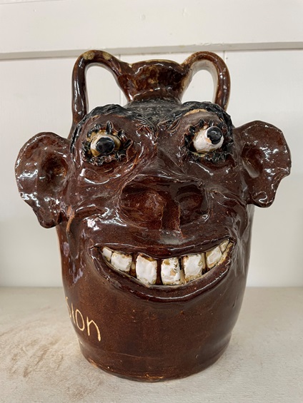 A pottery piece from Jerry Brown Pottery